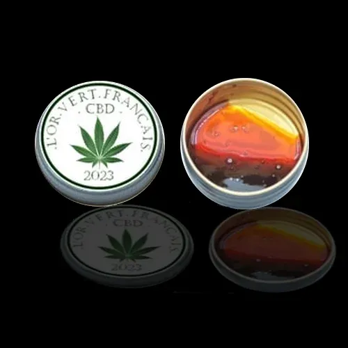 Resina de hachís Aveyron CBD: 57% THC: 0,24%