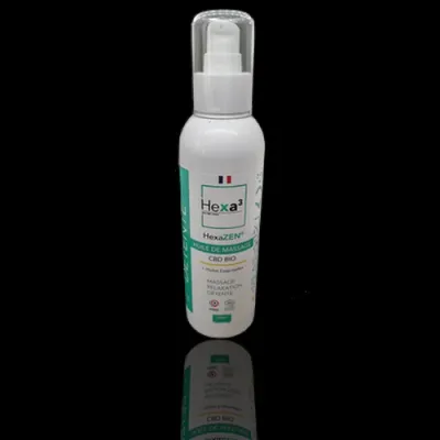 ​Aceite de masaje con CBD orgánico HexaZEN®