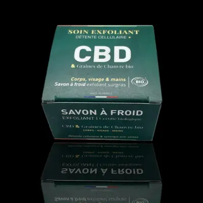 Savon surgras exfoliant CBD – Île-de-France