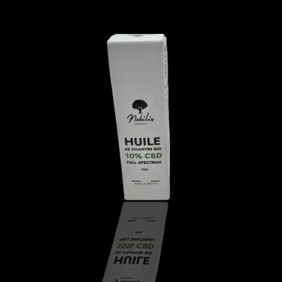 Organic hemp oil 10% Full Spectrum Nobilis Burgundy-Franche-Comte