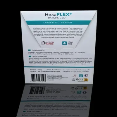 Patchs CBD Muscles & Articulations HexaFLEX®