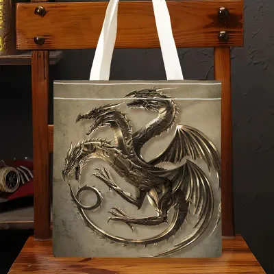 Three-Headed Tote Bag – Elegance and Power