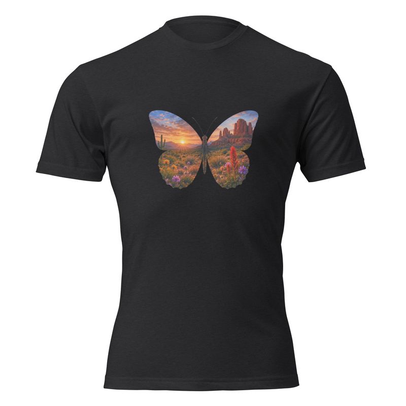 Southwest Butterfly Unisex Fitted T-Shirt - Next Level 6210