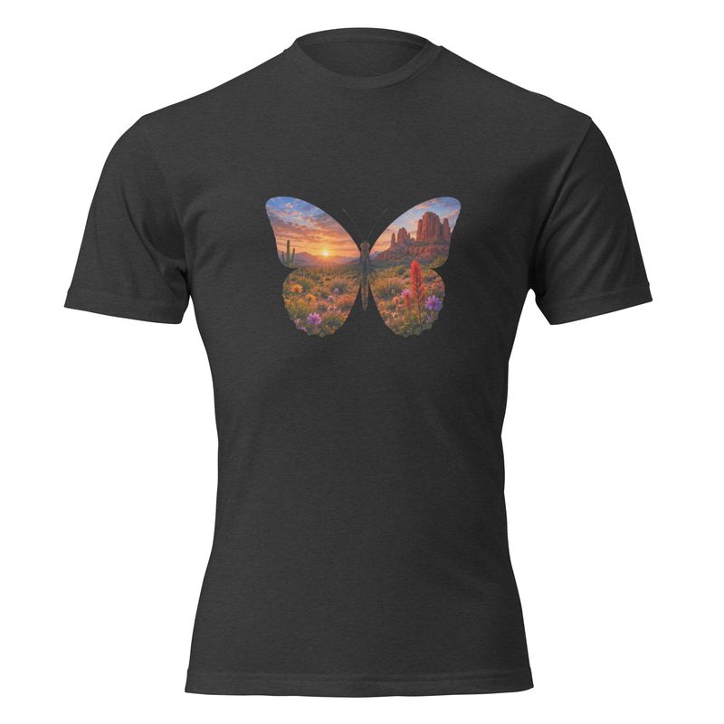 Southwest Butterfly Unisex Fitted T-Shirt - Next Level 6210