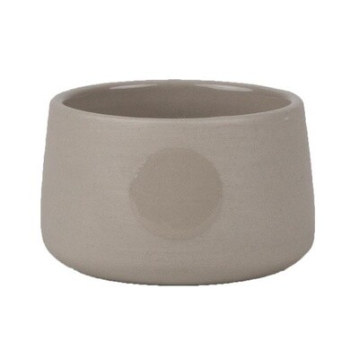 Balans theelichtjeshouder grijs