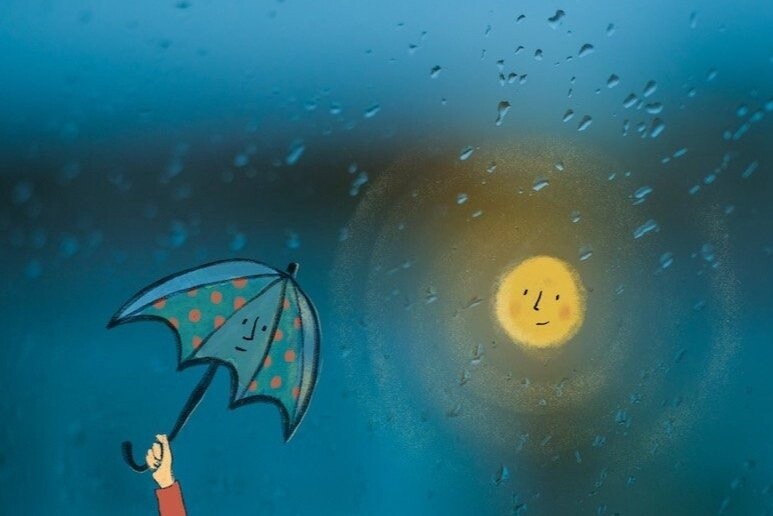 Regen en zonneschijn