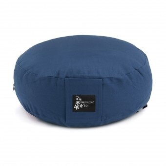 Meditatiekussen rond  Blauw