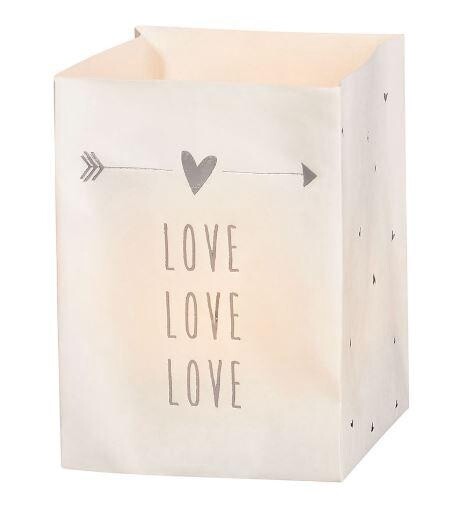 Mini Papierlichtje : Love