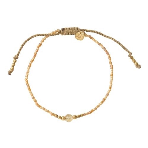 Iris Citrine Gold Bracelet