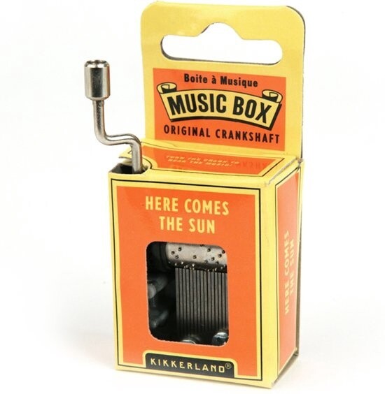 Muziekdoosje: here comes the sun