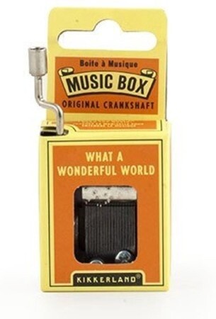 Muziekdoosje: What a wonderful world