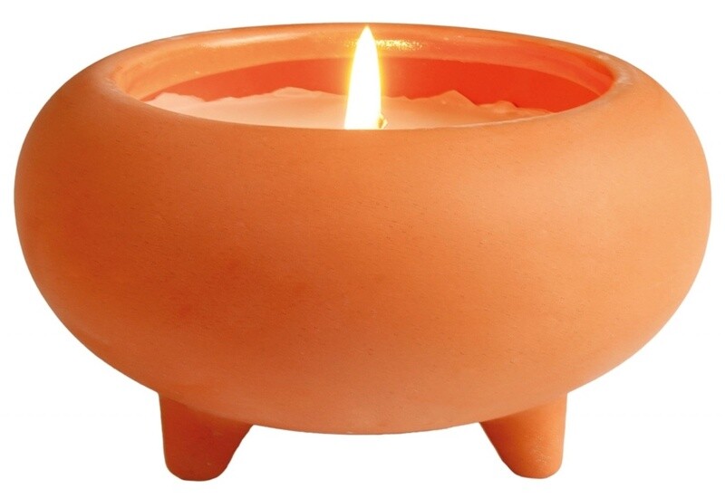 Terracotta kaars