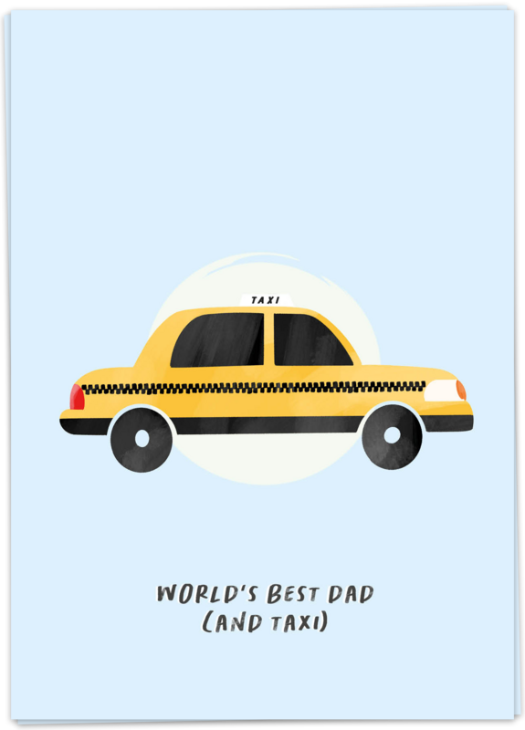 Best dad and taxi