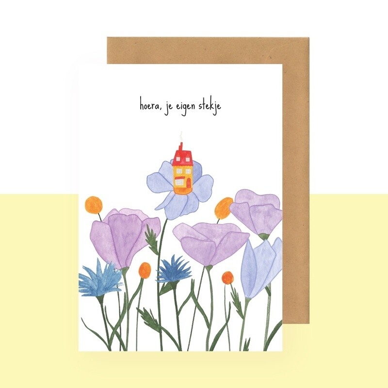 Hoera, je eigen stekje!