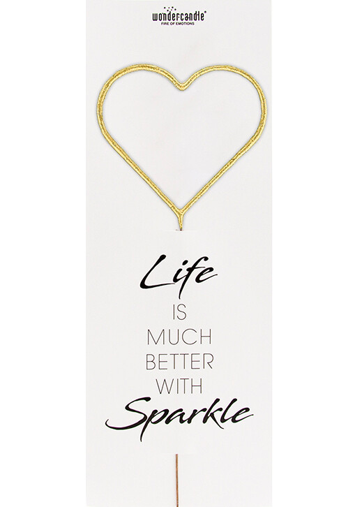 Gouden groot hart : Life is much better with a Sparkle