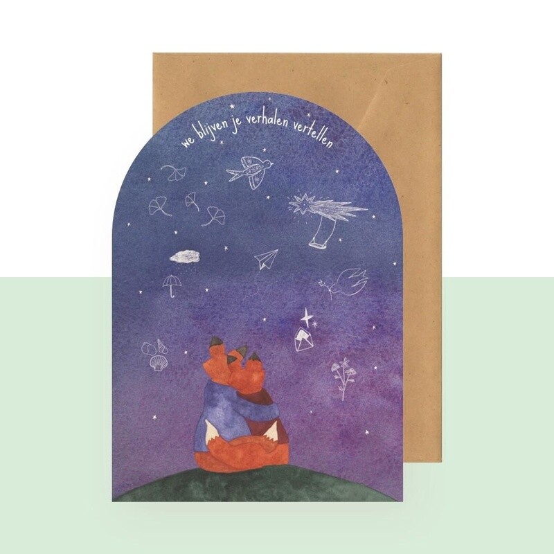 we blijven je verhalen vertellen