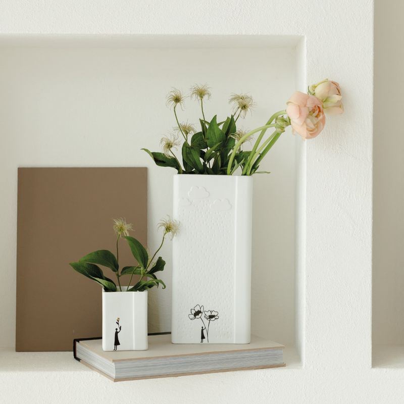 Houder hartelijke bloemen