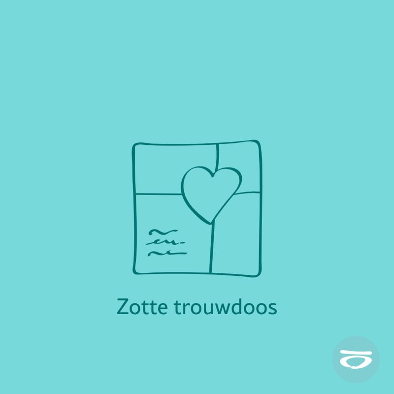 Zotte Trouwdoos