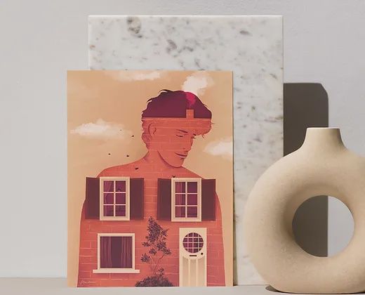 postkaart: Home
