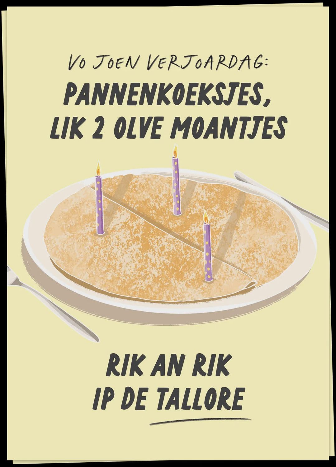 Pannenkoeksjes rik an rik