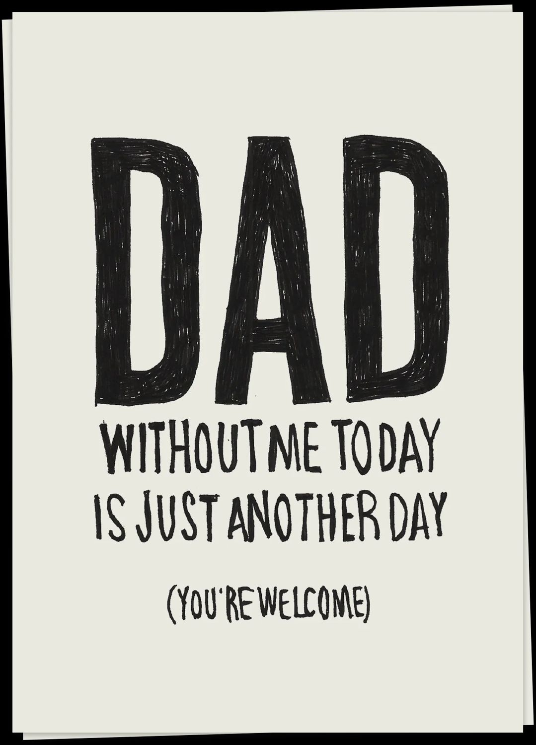 Dad without me