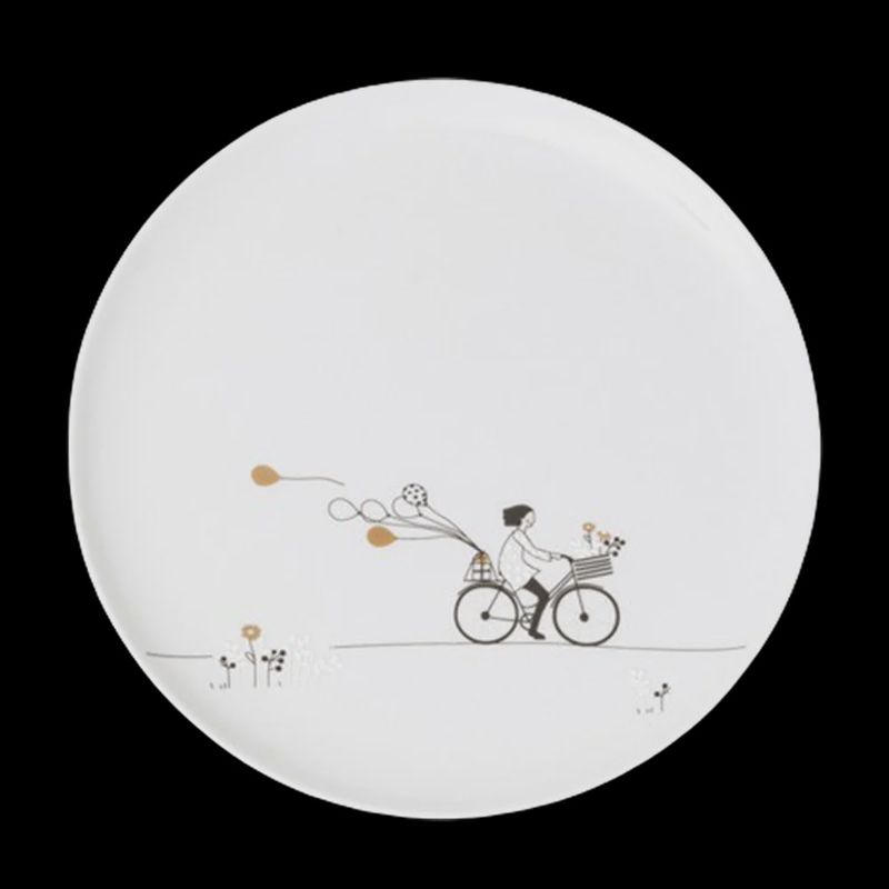bordje fietsmeisje