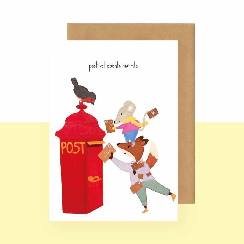 Post vol zachte warmte