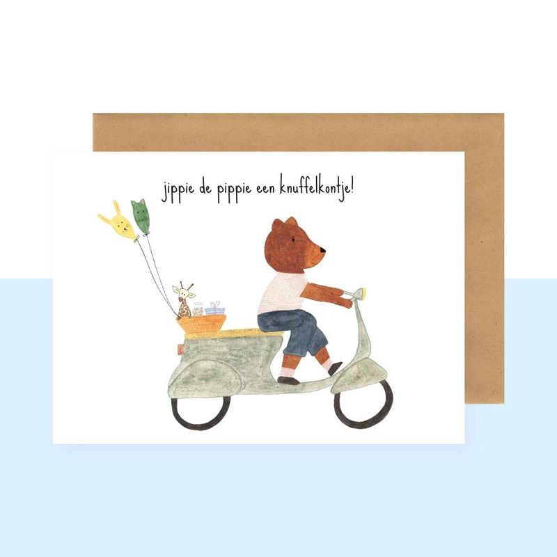 Jippie de pippie een knuffelkontje!