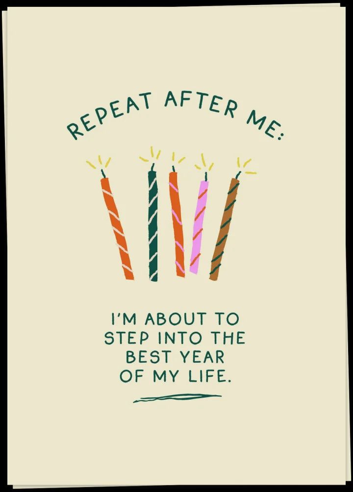 Repeat after me