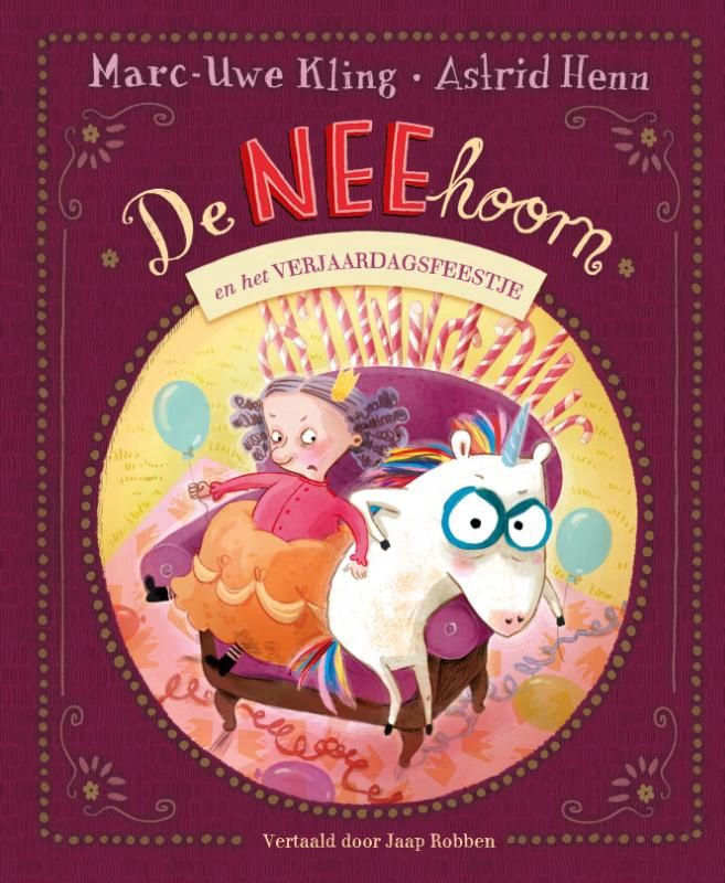 De neehoorn en het verjaardagsfeestje