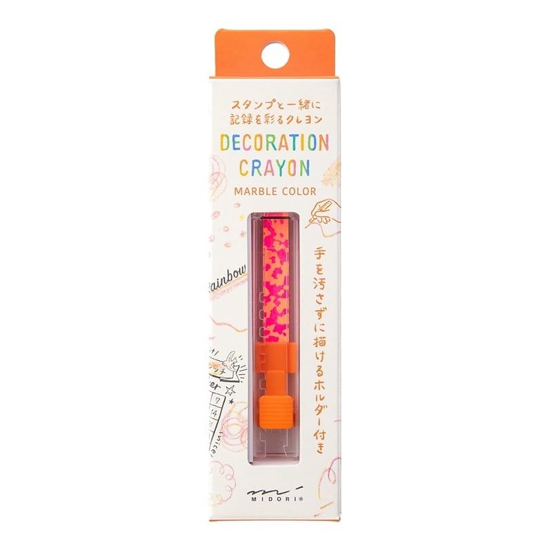 Decoration Crayon - Pink x Orange