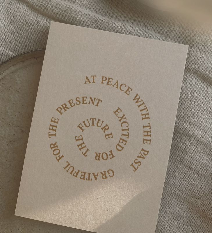 At peace with the past