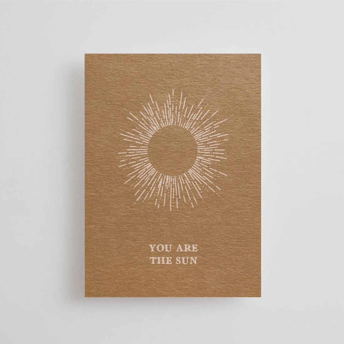You are the sun