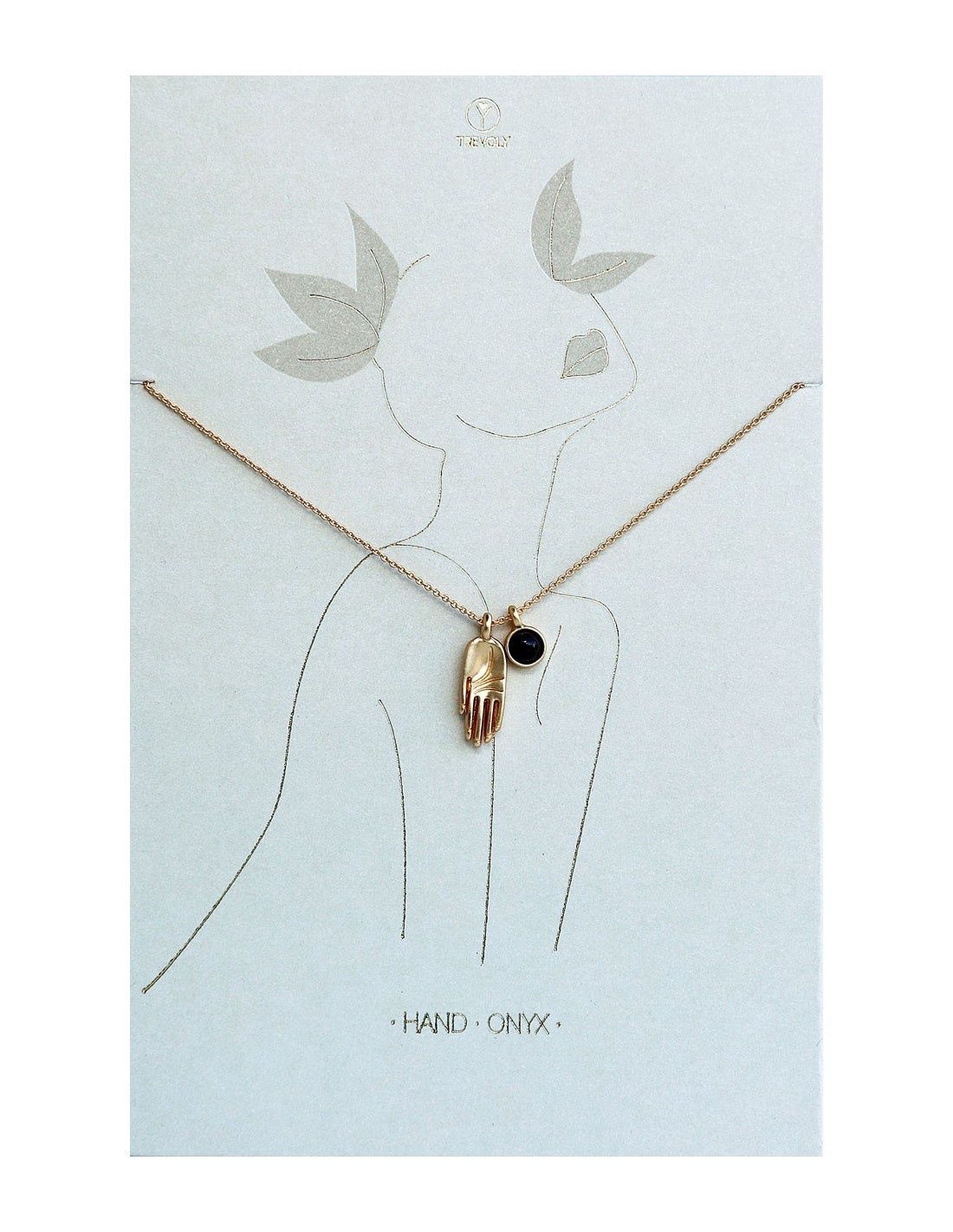 De Trevoly Hand Onyx ketting