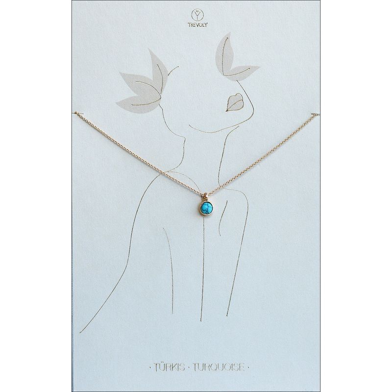 Trevoly Ketting Turquoise