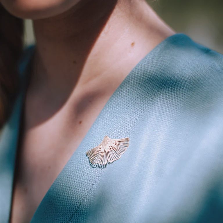 Ginkgo broche