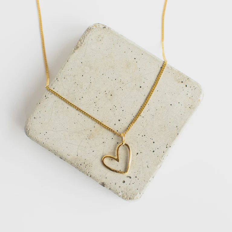 Happy Things - Love mini hart halssnoer