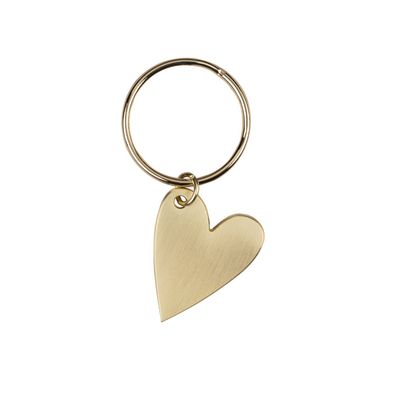 Sleutelhanger met een hart van goud