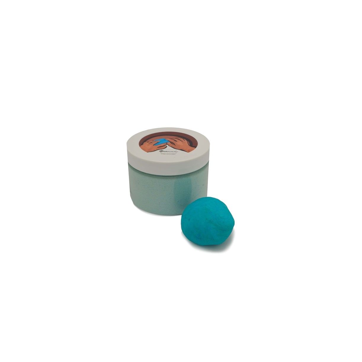 Maak je eigen klei - Licht blauw