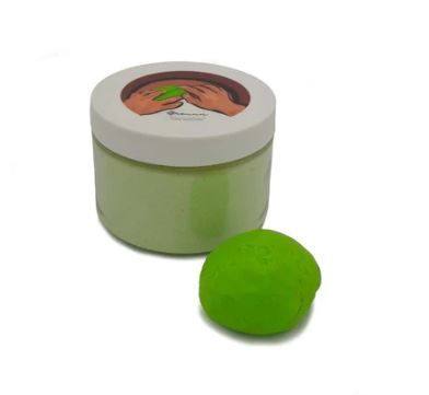 Maak je eigen klei: Lichtgroen