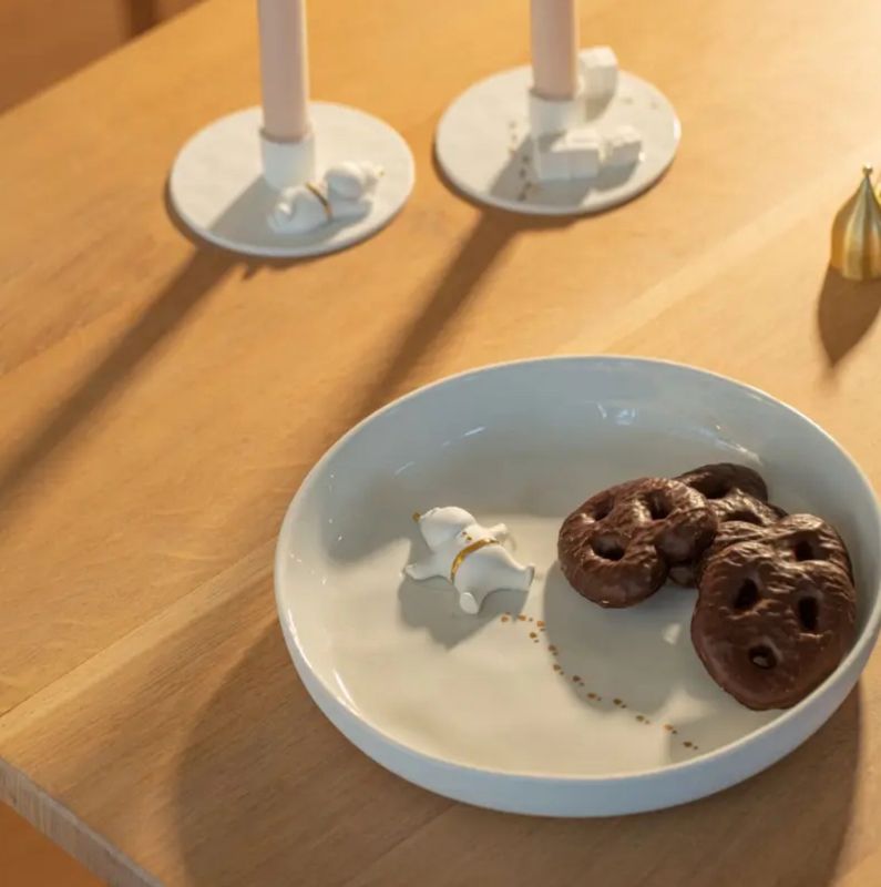 Schaal Santa Sneeuwengel