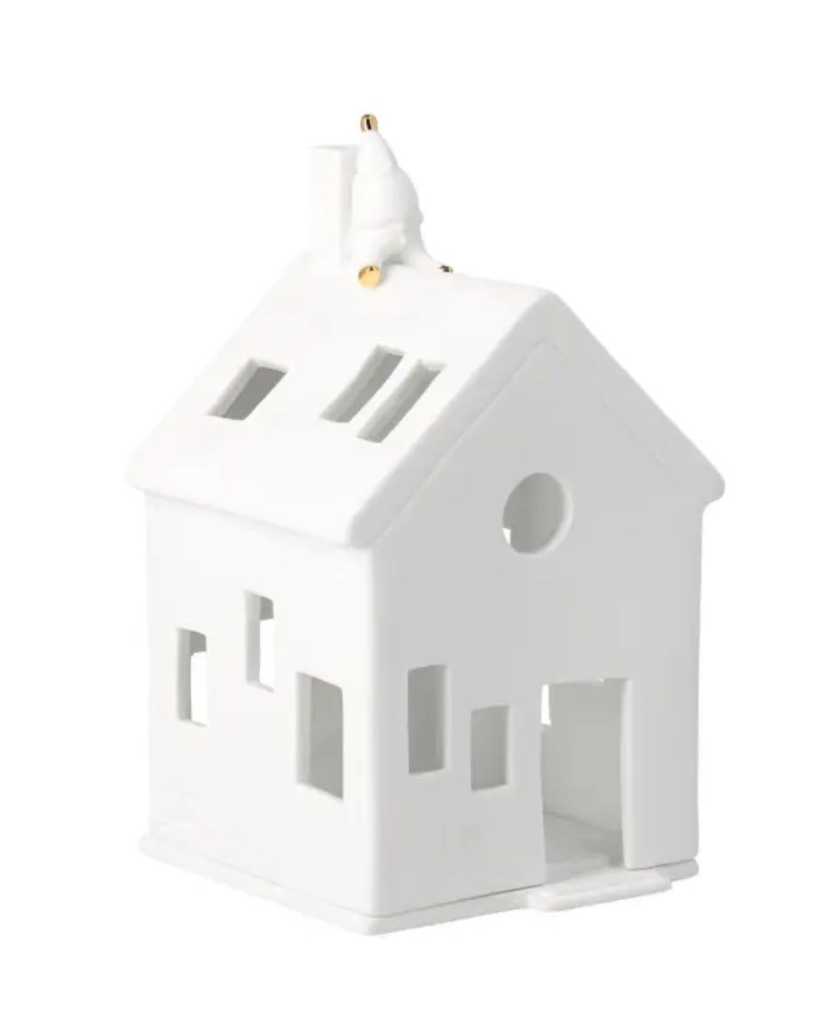 Huis met Santa op het dak