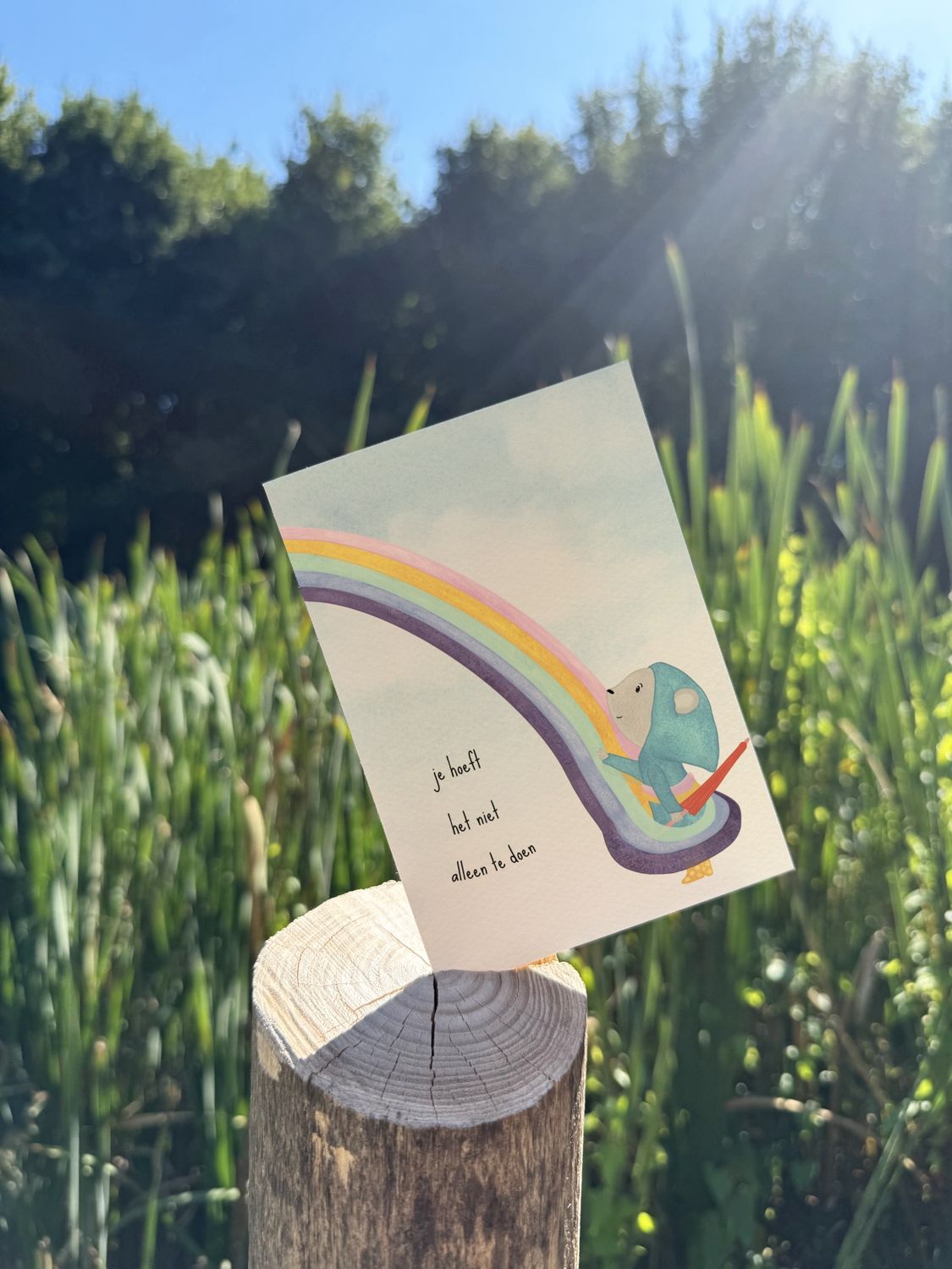 Je hoeft het niet alleen te dragen