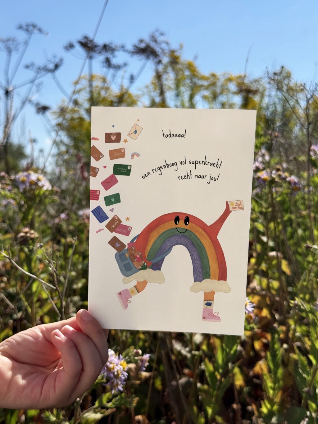 tadaaa – een regenboog vol superkracht – recht naar jou