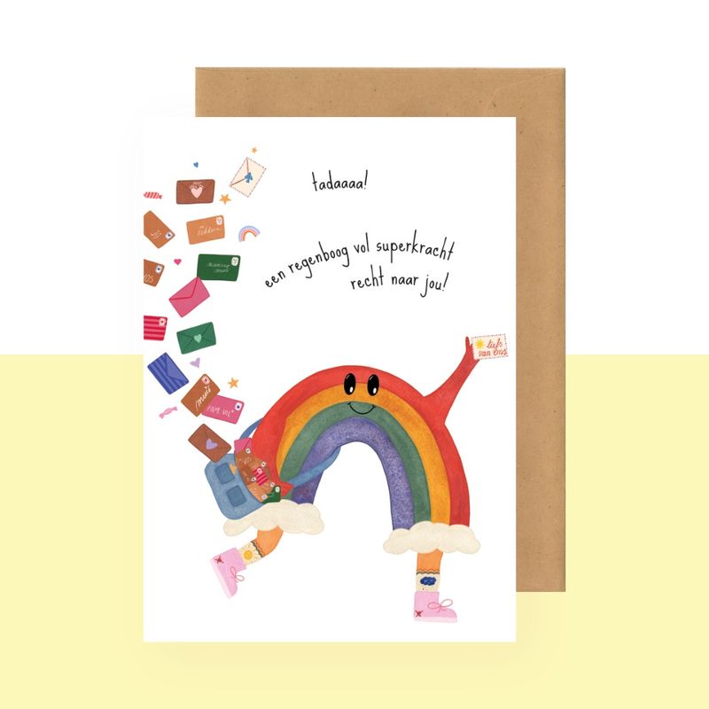 tadaaa – een regenboog vol superkracht – recht naar jou
