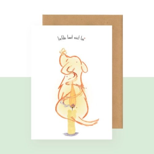 liefde laat niet los – hond