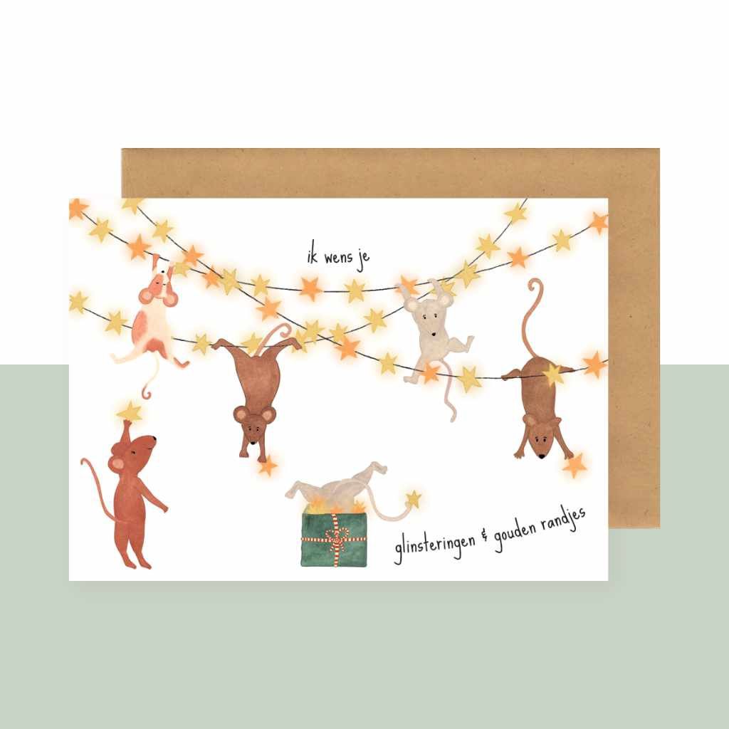 ik wens je glinsteringen &amp; gouden randjes