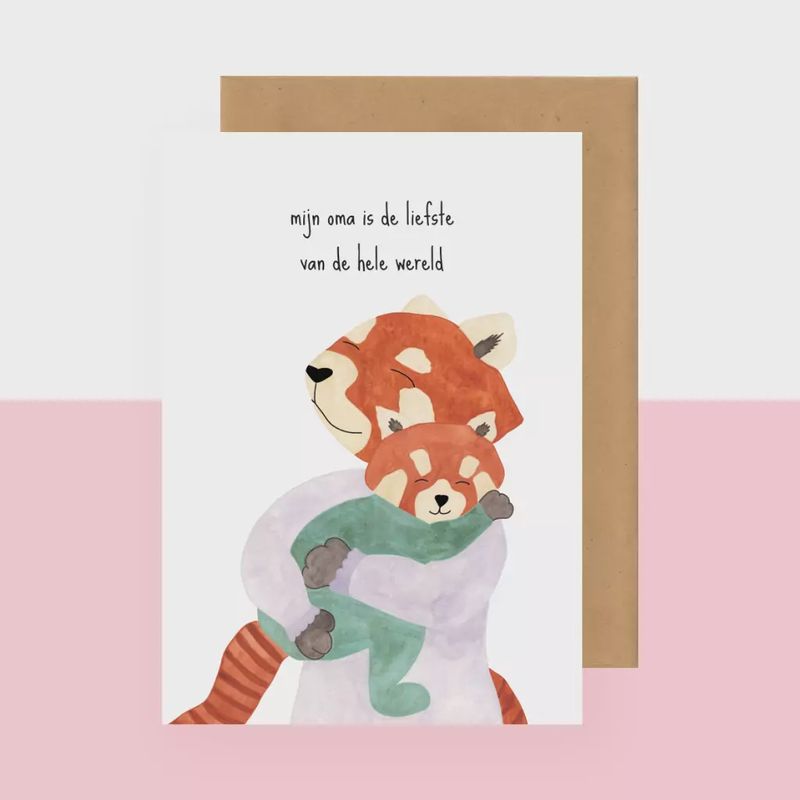 Mijn oma is de liefste van de hele wereld