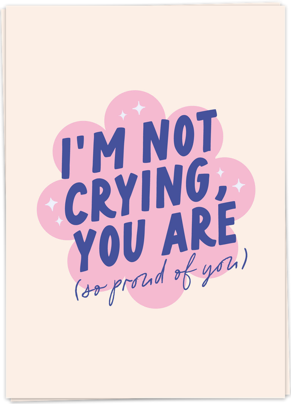 I'm not crying