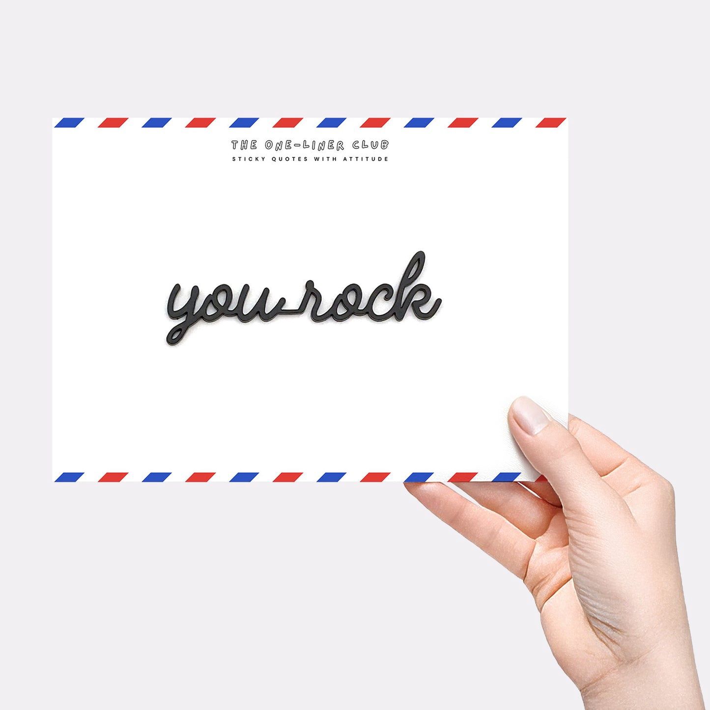 You rock
